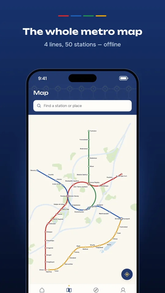MetroGo app screen 2
