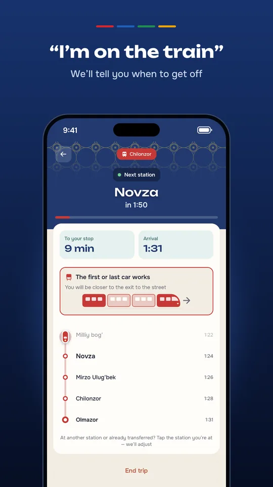 MetroGo app screen 5